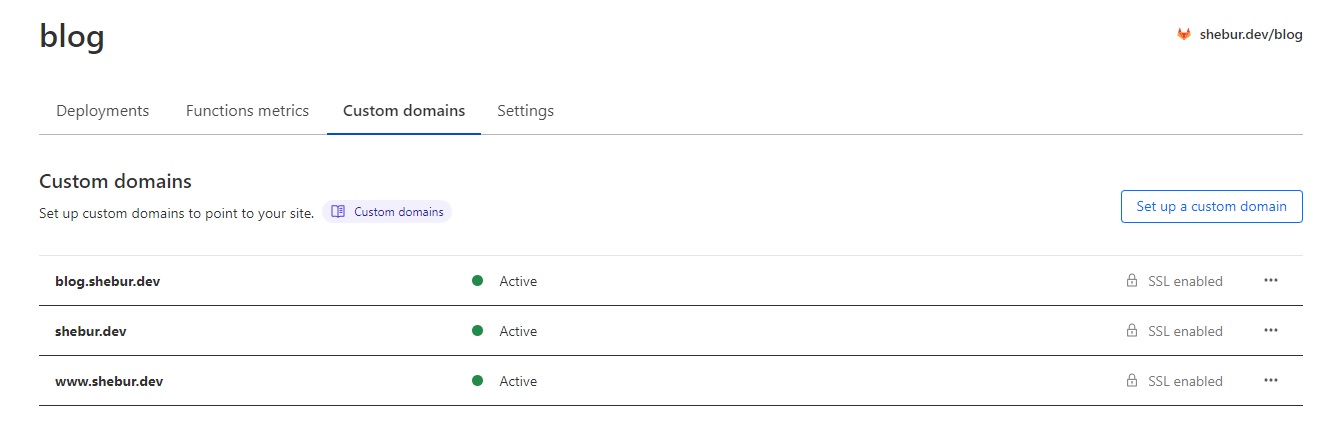 Add domain names